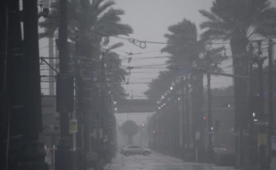 颶風艾達引發洪水