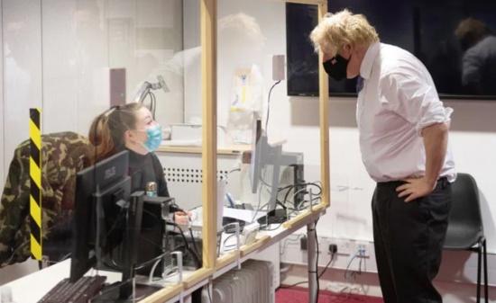 英國首相說 重癥監護病房90%的患者沒有接種加強針