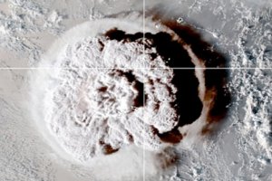 湯加火山爆發(fā)引發(fā)海嘯