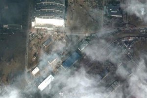 衛星圖:大規模俄軍向基輔推進