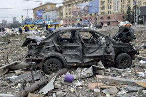 俄羅斯空降部隊降落在哈爾科夫市