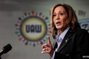 美國副總統卡瑪拉·哈里斯表示她將降低聯邦職位的