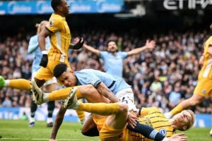 英超聯賽曼城2-2布萊頓