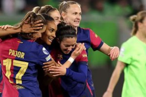 歐洲女子足球冠軍聯賽沃爾夫斯堡1-4巴塞羅那