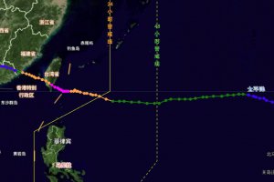 臺風(fēng)楊柳在福建漳浦再次