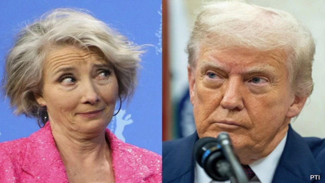 英國女演員演員艾瑪·湯普森稱特朗普在她離婚當天打電話給她,約她約會