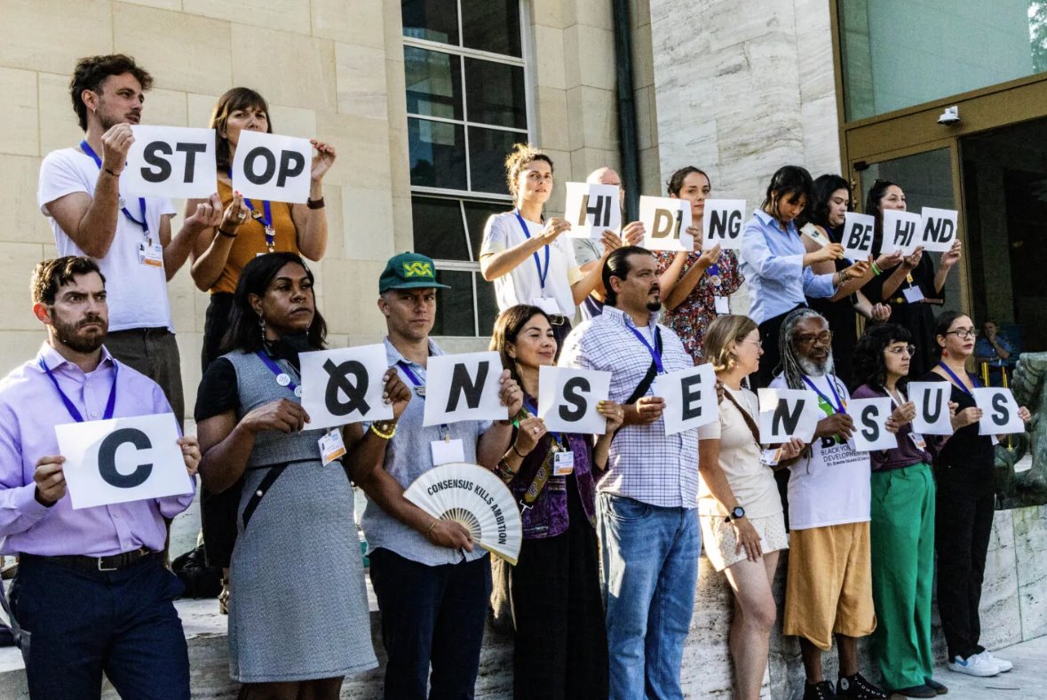 隨著日內瓦塑料條約談判進入最后階段，氣候活動人士呼吁各國&ldquo;停止躲在共識背后&rdquo;。