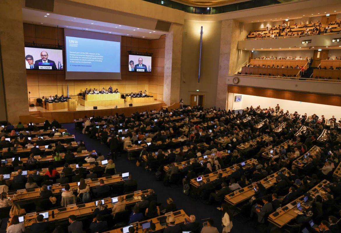 聯合國塑料污染政府間談判委員會全體會議在日內瓦舉行，旨在敲定一項具有里程碑意義的協議。