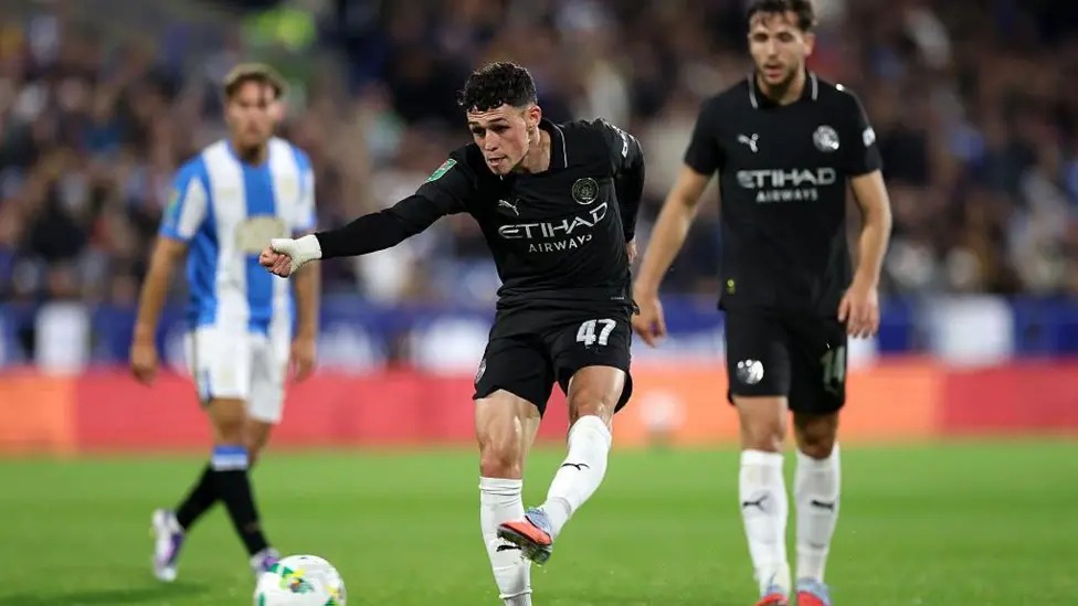 菲爾&middot;福登為曼城打入本賽季第二粒進球