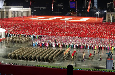 朝鮮閱兵高清大圖