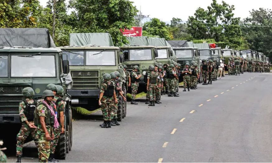 據官方報道,過去一周的戰斗中約有二十多人喪生。